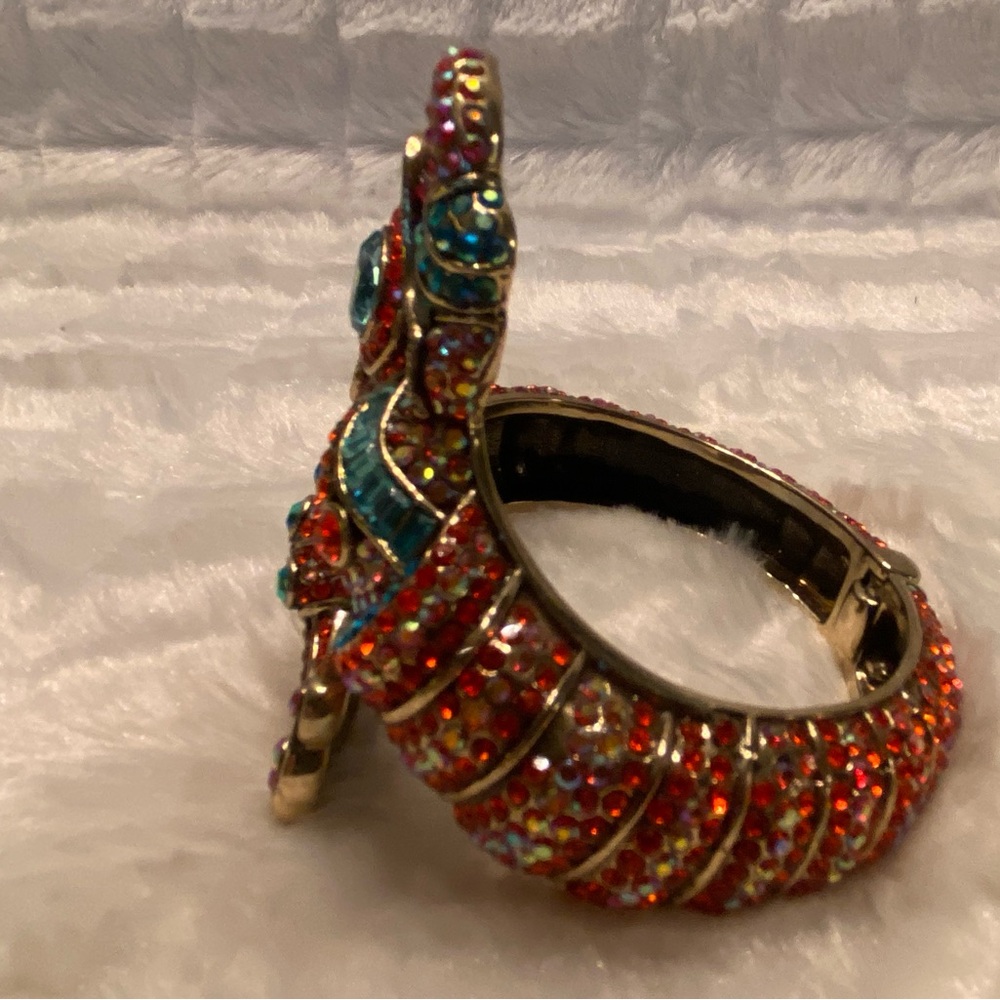 Heidi Daus Red and Blue Lobster Crystal Bracelet - Picture 3 of 6